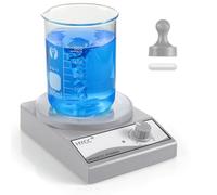 HYCC Agitateur magnétique, 3000 tr/min, 3 litres, agitateurs de laboratoire avec barre d'agitation magnétique et récupérateur de barre d'agitation