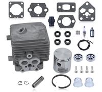 Hyceker Kit Cylindre et Piston (34 mm) pour Souffleurs Stihl BG86, BG86C, SH86C, BR200, SR200, avec Cylindre, Filtre à Carburant, Pompe à Carburant, Bougie d'allumage 4241 020 1203, 4144-007-1012