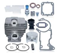 Hyceker MS440 044 Kit cylindre piston pour tronçonneuses Stihl 044 MS 440 Magnum, 52 mm Big Bore Top End Kit de réparation avec jeu de joints pour tronçonneuse Stihl 044 MS440 (axe de piston de 12 mm