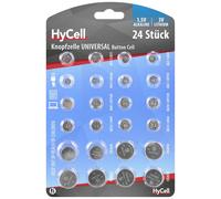 HyCell Jeu de piles bouton 2 x AG 1, AG 3, AG 4, AG 5, AG 8, AG 10, AG 12, AG 13, ainsi que 2 x CR 1620, CR 2016, CR 2025, CR 2032