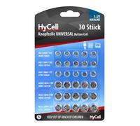 Ansmann Piles bouton HyCell - Jeu 5x AG1 AG3 AG4 AG10 AG12 AG13