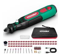 HYCHIKA 3.6V Outil Rotatif Multifonction Sans Fil,77 Pièces Accessoires pour Perçage, Ponçage, Polissage, Gravure,Mini Perceuse Sans Fil à Vitesse Variable et Chargeur Type-C,Idéal pour DIY projet.