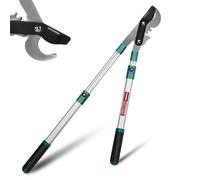 HYCHIKA Coupe Branche Telescopique 99CM, Taille Haie Manuel, Coupe de Branches, Cisaille de Jardin, Diamètre de Coupe 2.5-3 cm, Lames en Acier Trempé, Coupe les Branches Sèches et Humides