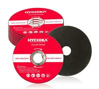 HYCHIKA Disques à Tronçonner 10 Pièces, Disque 125 Meule à tronçonner mm pour le métal, Accessoires Meuleuse Angulaire Disques de Coupe 125 mm x 1,2 mm x 22.2 mm