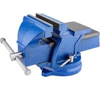 HYCHIKA Étau d'établi 125 mm 5 Inch, Etaux Pivotant à 360°, étaux Robustes pour l'atelier, Etau pour Le Travail du Dois, Le Perçage et Le Travail des Métaux, Vice