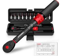 HYCHIKA Kit De 13 Clés Dynamométriques 1/4" 5-25Nm, Précision ±2%, Set C Cnja