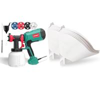 HYCHIKA Pistolet a Peinture + 50PCS Tamis de Peinture jetables en Papier