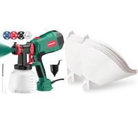 HYCHIKA Pistolet a Peinture 600W + 50PCS Tamis de Peinture jetables en Papier
