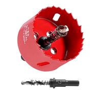 HYCHIKA Scie-cloche bimétallique de 60 mm, profondeur de coupe maximale de 32 mm avec 1 foret pour la coupe du bois, des cornhos, du plastique, des panneaux de fibres