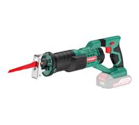 HYCHIKA Scie Sabre sans fil 18V, Vitesses Réglables 0-2800SPM, Idéal pour Coupe de Bois, Branches, Métal (à l'exclusion de 2 batteries 2Ah)