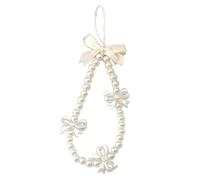 Hyclam Jolie sangle de téléphone esthétique, chaîne de téléphone, perles, pendentif de téléphone, nœud papillon, bijou de téléphone, cadeau pour femmes et filles, accessoire de téléphone mignon,