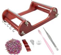 Hyclam Machine À Tisser Perles Rétro Métier À Tisser Perles en Bois Vintage Fabrication Bijoux Style Classique pour Artistes Débutants Vintage Style Bead