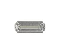 Hyclam Matrices de découpe en métal pour cadre d'étiquettes pour bricolage, scrapbooking, gaufrage décoratif, cartes en papier, gabarit de décoration, matrices de découpe en métal pour la fabrication