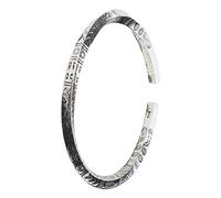 Hyclam Mobius Bracelet jonc Viking-Runes Bracelet amulette pour homme Bracelet manchette Mobius Bracelet manchette en alliage pour fans de Viking, Métal
