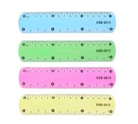 Hyclam Règle souple multicolore flexible de 15 cm pour papeterie, outil de dessin, outil éducatif pour enseignant, accessoire de salle de classe, règle de rédaction 45,7 cm