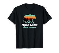 Hyco Lake Ours rétro Vintage Caroline du Nord T-Shirt