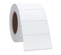 Hycodest Lot de 1 000 étiquettes thermiques directes de, autocollants thermiques pour adresse d'expédition, étiquettes carrées pour imprimante d'étiquettes thermiques (White, 25x51mm)