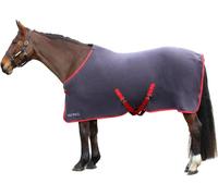HYCONIC - Couverture de cheval en polaire BZ5558 (221cm) (Charbon de bois/rouge)