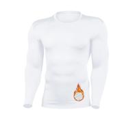 HYCOPROT Chemise Thermique pour Hommes Chauds Respirante Doublure Polaire Élastiques sous-Vêtements Thermiques Sport Chauffants Maillot de Corps Hiver de Ski pour Cyclisme Ski Moto Fonctionnels