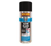 Hycote Bodyshop Peinture en aérosol pour voiture à séchage rapide, noir satiné, 400 ml