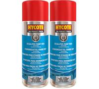 Hycote Peinture en aérosol pour étrier à séchage Rapide, Rouge, 400 ML (Lot de 2)