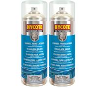 Hycote - Vernis Pour Jantes - Peinture en Bombe - 400 ml, Laque (Lot de 2)
