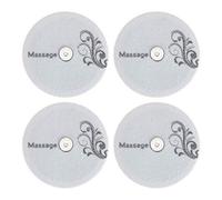 Hydas 4490.1.30 Lot de 4 pastilles de rechange autocollantes pour Smart Massager avec connexion aimantée 6 x 6 cm