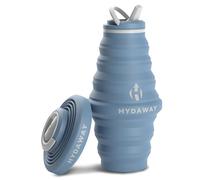 HYDAWAY - Bouteille d'eau pliable, couvercle à rabat, facile à emporter, pratique lors de vos déplacements, silicone de qualité alimentaire, 750 ml