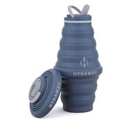 HYDAWAY - Bouteille d'eau pliable, couvercle à rabat, facile à emporter, pratique lors de vos déplacements, silicone de qualité alimentaire, 750 ml