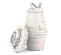 HYDAWAY Bouteille d'eau pliable de 500 ml - Sans BPA, étanche, légère et peu encombrante - Parfaite pour les voyages, la randonnée et l'hydratation quotidienne