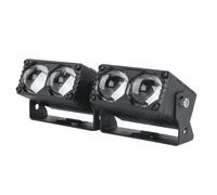 HYDBCNP Feux Additionels LED Plus 2 pièces jaune lumière blanche phares automatiques auxiliaires 12 V-24 V LED projecteur LED lumières pour moto Plaque Phare Plaque Avant