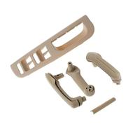 HYDBCNP Poignée de porte intérieure de remplacement avec enjoliveur de panneau de commande, compatible avec VW compatible avec Bora (côté gauche/droite).(5PCS-Beige)