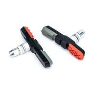 HYDBCNP Vélo de Frein à Tambour 1 Paire de Chaussures de Frein pour vélo de Montagne et de Tourisme, 73mm, Structure de Traction linéaire mécanique, plaquette de Frein en V pour vélo(Colorful Shoes)