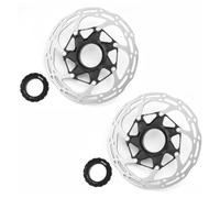 HYDBCNP Vélo de Frein à Tambour Disques de Frein de vélo Centerlock disques 140mm 160mm VTT Route vélo Disque de Frein Rotor disques de Frein hydrauliques Rotor(2PCS- 160 Black)