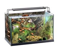 Hydor Aquarium 60L, Aquarium Complet:: Eclairage LED 24 W, Filtre Externe, Chauffage 100 W, Bac Ouvert pour Plantes et Aquascaping 59,5 x 31,5 x 42 cm