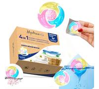 Hydra Laundry Pods, Hydra Hydraa 4-in-1 Super Concentrated Organic Laundry Detergent Pods, Fabric Softener, Stain Removal (20pcs)