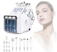 Hydrafacial Machine 6 in 1 Hydrogen Oxygen H2o2 Rejuvenation Small Bubble Machine Deep Cleaning Facial Lifting Spa Massage Device Ce