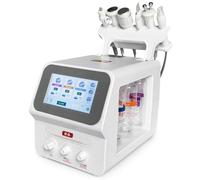 Hydrafacial Machine Professionnel Hydro Dermabrasion 6 en 1 Machine De Beauté À L'oxygène D'hydrogène Appareil Aqua Facial Hydrafacial Machine Hydrodermabrasion Hydrogène Oxygène Machine Affichage LED