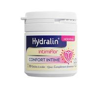 Hydralin IntimiFlor - Complément alimentaire - Un programme de 30 jours pour le confort intime féminin - 30 comprimés - Fabriqué en France