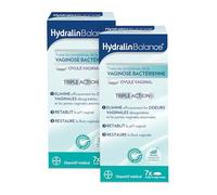 HydralinBalance - Ovule intime Femme - Traitement Vaginose bactérienne - Inconfort vaginal - Elimine les odeurs Vaginales - Restaure la Flore Intime - Dispositif Médical - Usage Unique -x7-2 boites