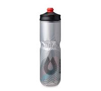 HydraPak | Bouteille Polar - Gourde de Cyclisme isotherme Polar Surge - Haut Débit, Bouteille souple de Cyclisme et Sport (Argent Ascent, 700 ml / 24 oz)