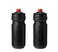 HydraPak | Bouteille Polar - Lot de 2 Gourdes de Cyclisme Breakaway Surge Légères - Haut Débit, Bouteille souple de Cyclisme et Sport (Anthracite, 600 ml / 20 oz)