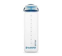 HydraPak bouteille recon 1l, gourde sans BPA, fabriquée en Tritan 50% recyclé, bouchon rotatif avec technologie smooth flow Clear/Navy/Cyan