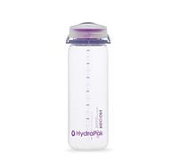 HydraPak Bouteille recon 750ml, gourde sans BPA, fabriquée en Tritan 50% recyclé, bouchon rotatif avec technologie smooth flow Clear/Iris/Violet