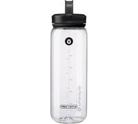 Hydrapak RECON (750mL) - Transparente - Bouteille d'eau en plastique 50% recyclée, écologique et sans BPA, bouchon à vis à débit régulier, facile à transporter
