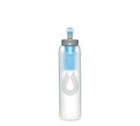 HydraPak Flasque UltraFlask+ 500 ML - Flasque filtrante Compressible pour Les Gilets d’hydratation et Sacs de Trail avec Filtre à Eau intégré (Clear, 500 ML)