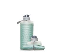 HydraPak Flux - Bouteille d'eau de randonnée pliable (1 litre) - Bouchon à vis sans BPA, ultra léger et anti-déversement - Vert Sutro