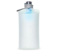HydraPak Flux+ - Gourde avec filtre à eau intégré (1,5 L, transparente) | Pliable, Filtre à eau intégré, Ultra-légère, Bouchon à vis anti-déversement, pour Randonnée, Camping & Trekking