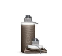 Hydrapak - Gourde souple Flux - 1 L - Gris Mammouth - Sans BPA, ultralégère, bouchon à vis