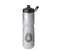 Hydrapak Gourde isotherme Polar Sport - Gourde à presser sans BPA, pour le sport et le cyclisme, avec poignée (White, 24oz)